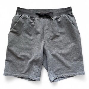 Lululemon Mens City Sweat Shorts 9" Inseam Sz L Charcoal Grey Stretchy Training